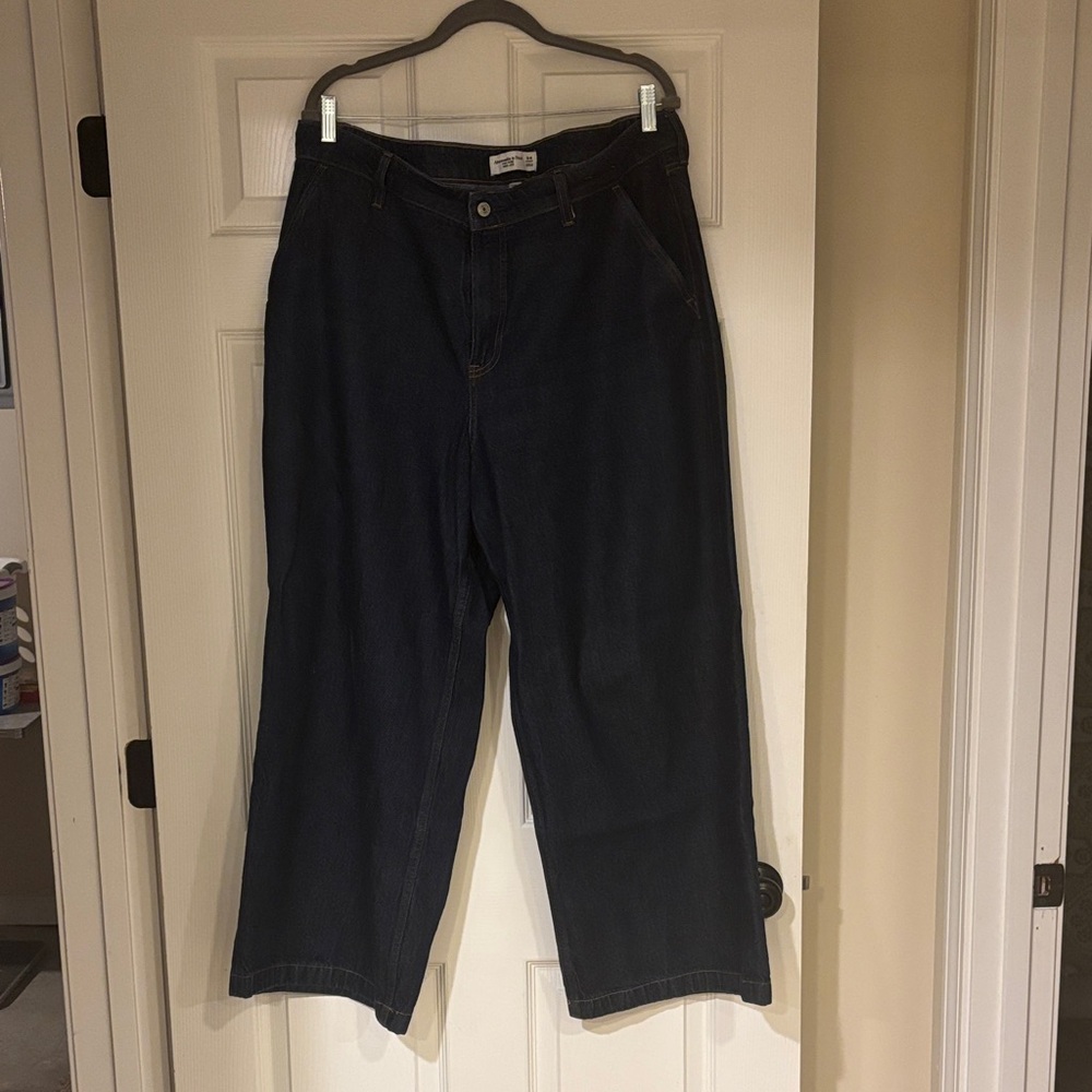 Abercrombie & Fitch Dark Navy Boyfriend Jeans